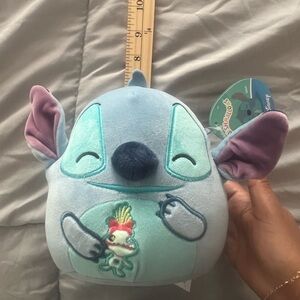 Squishmallow Stitch Plush Toy with Scrump